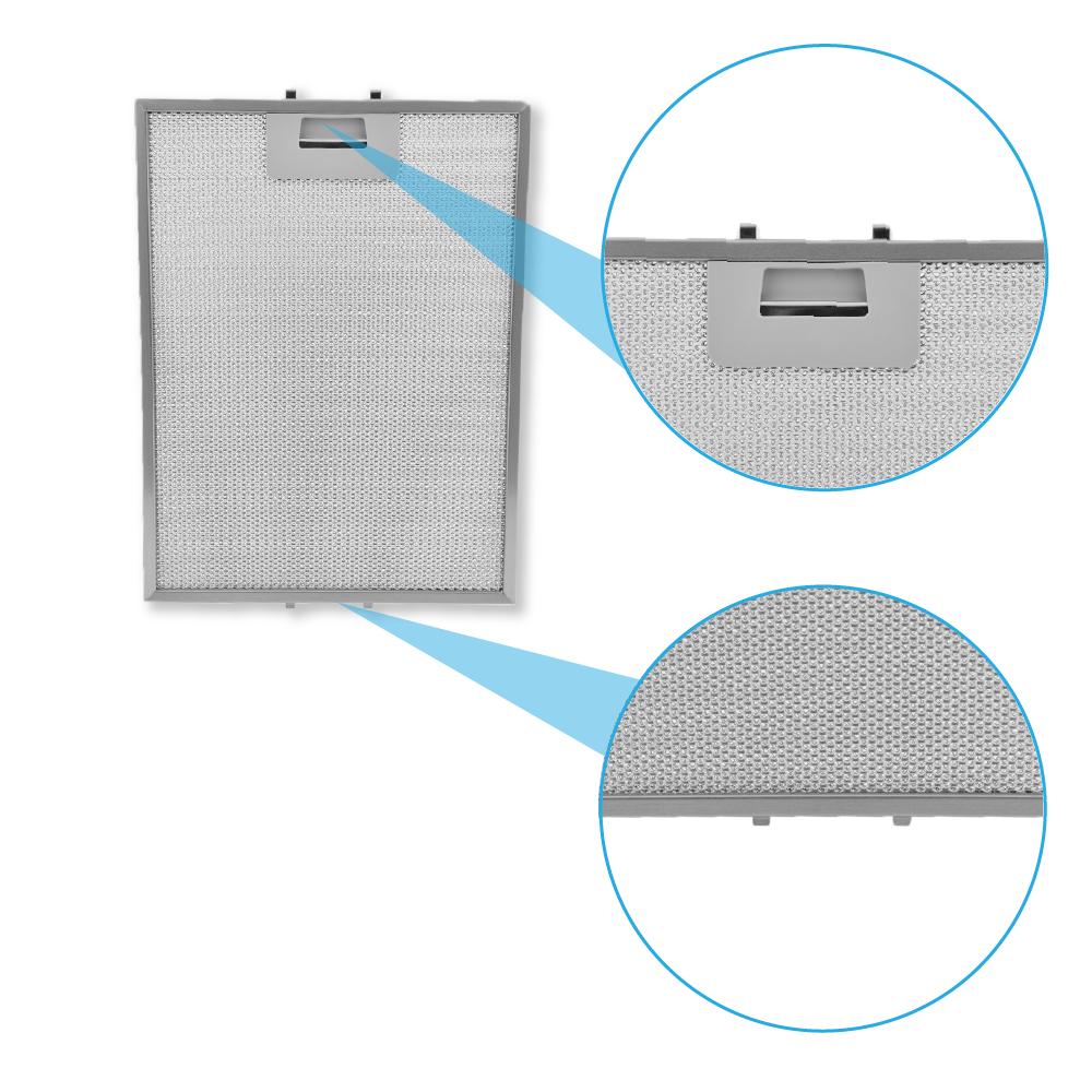 Metallfilter 327x247mm geeignet für Pando 580058200037