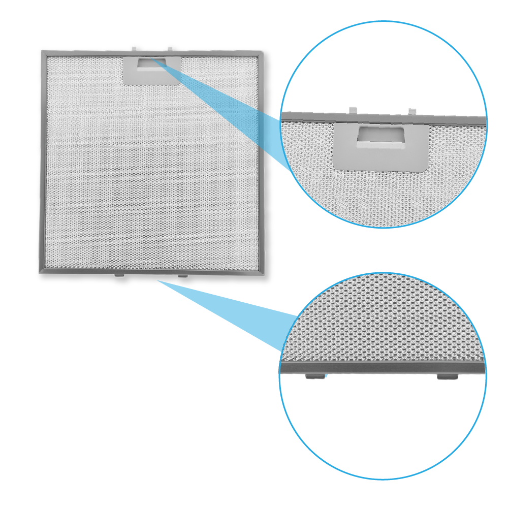 Metall-Fettfilter 320x320mm geeignet für Ikea 481248058144