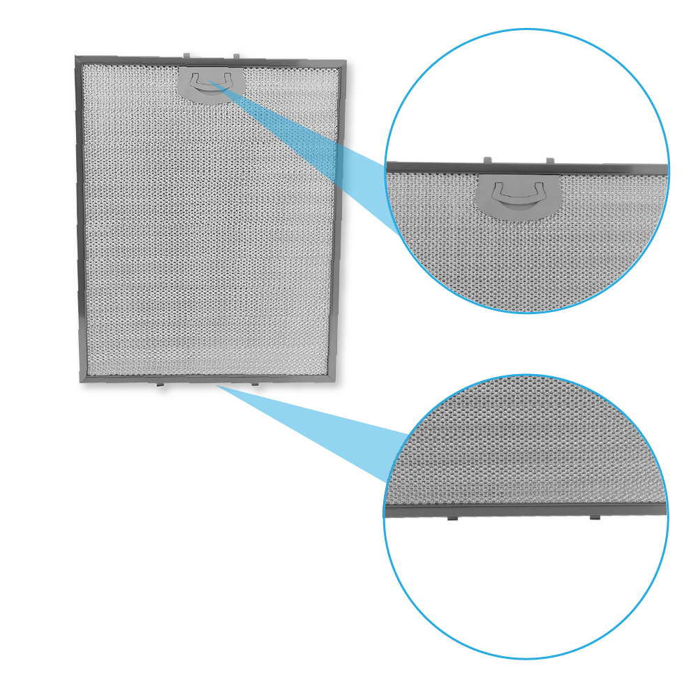 Metall-Fettfilter 352x284mm geeignet für ATAG 288196