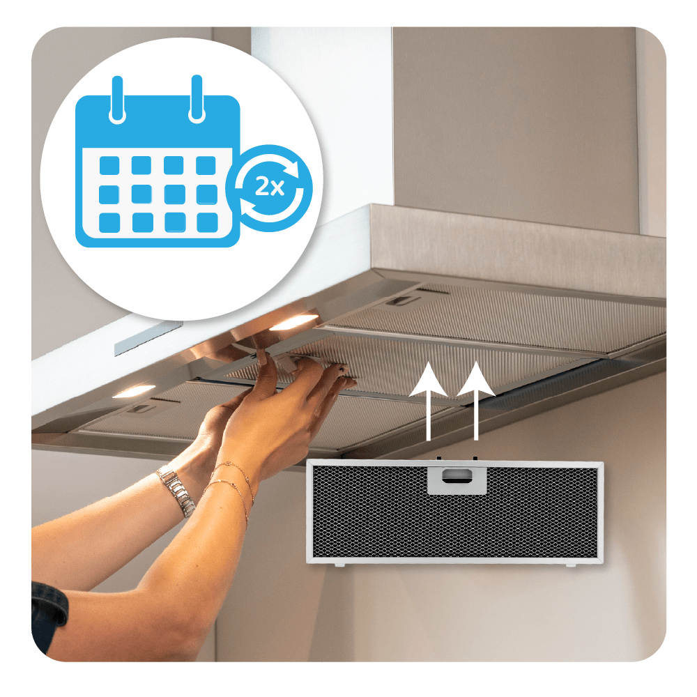 Long Life Aktivkohlefilter geeignet für AEG OdourClean Plus MCFB86PL / 9029865830
