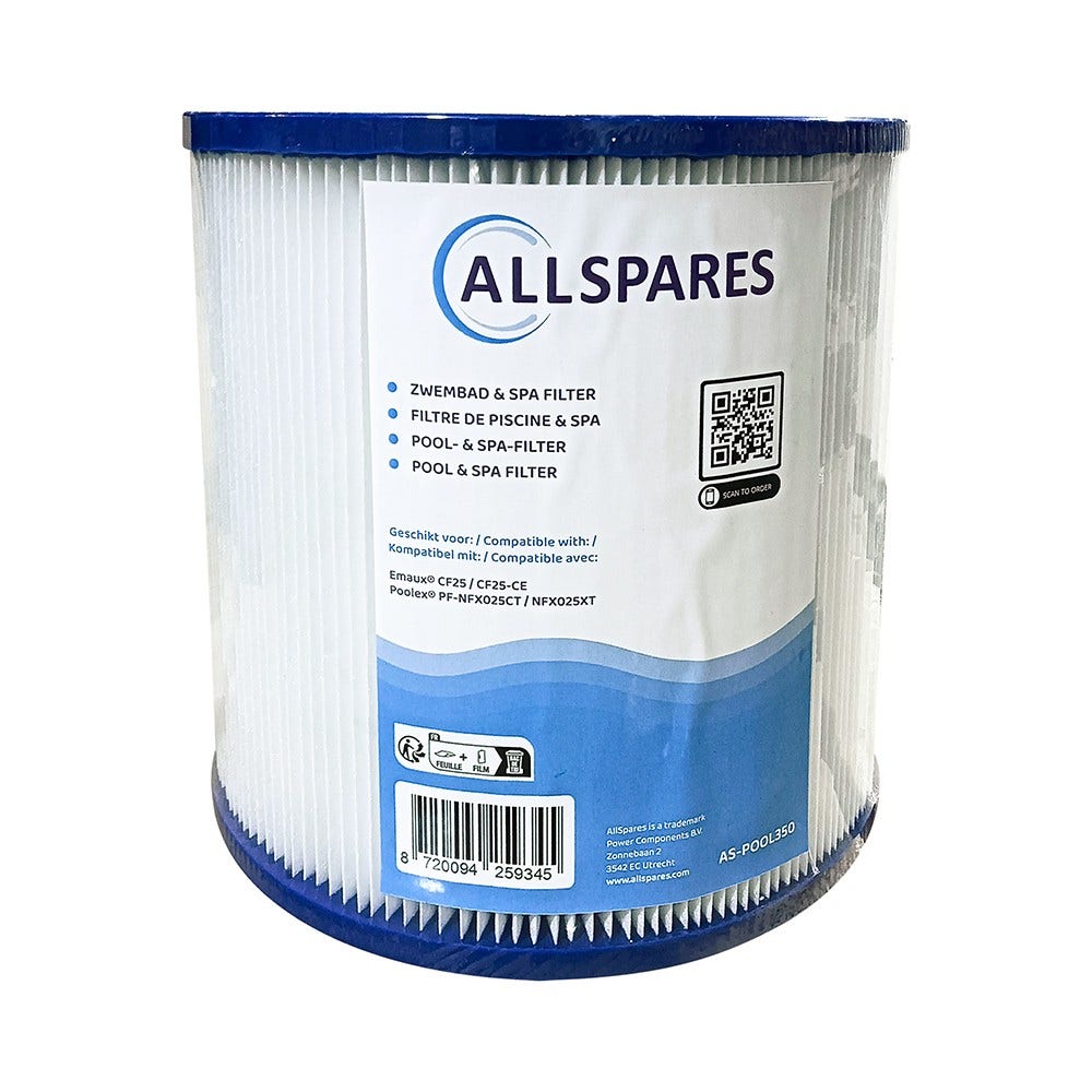 Pool Filterkartusche geeignet für Poolex PF-NFX025CT / Netflux 25