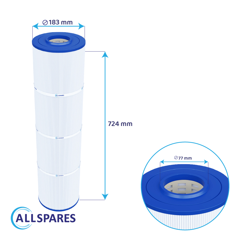 Pool Filterkartusche geeignet für Poolex PF-NFX100CT / Netflux 100