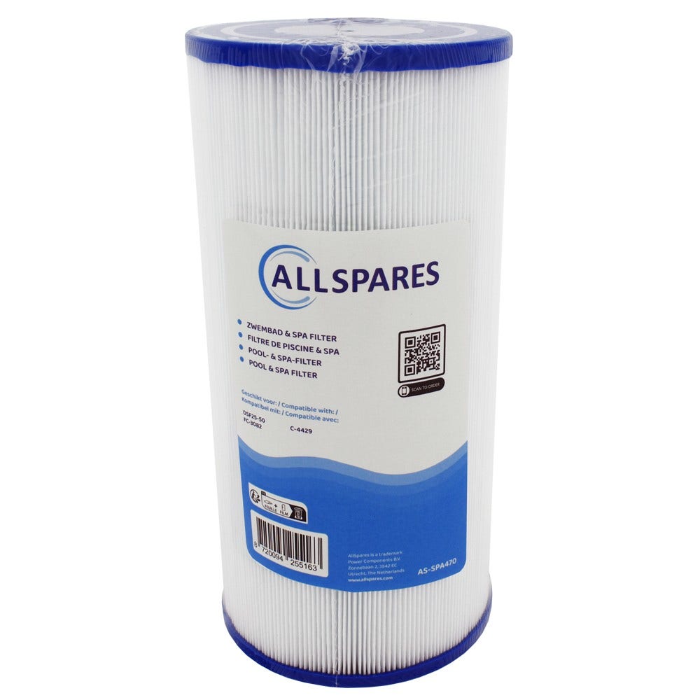 Whirlpool Pool Filterkartusche geeignet für DSF25-50, C-4429, FC-3082, Nemco 30
