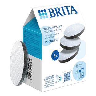 BRITA MicroDisc Wasserfilter Set 1020107 3St. (filtert PFAS)