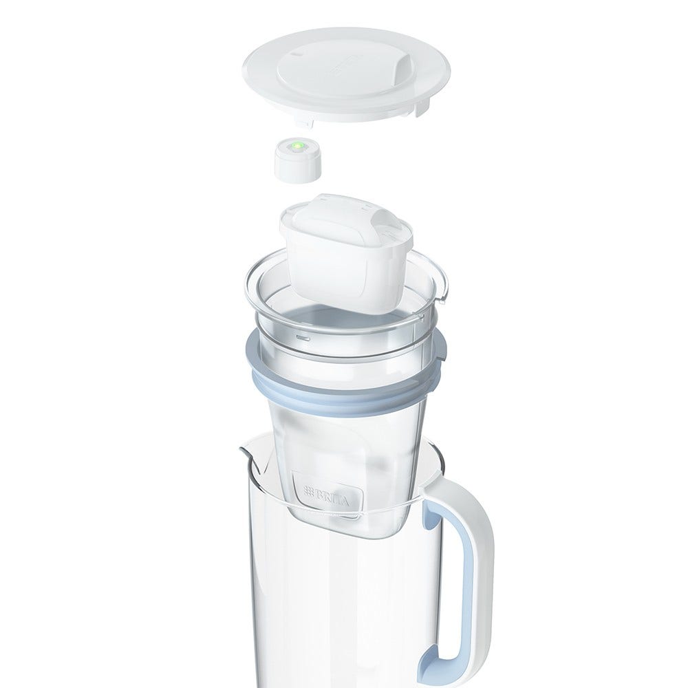 BRITA Glas-Wasserfilterkanne 2.5L + 7 MAXTRA PRO Wasserfilter (filtert PFAS)