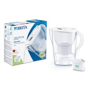 BRITA Marella Wasserfilter Kanne 2.4L + MAXTRA PRO Filterkartusche 1051118 (filtert PFAS)
