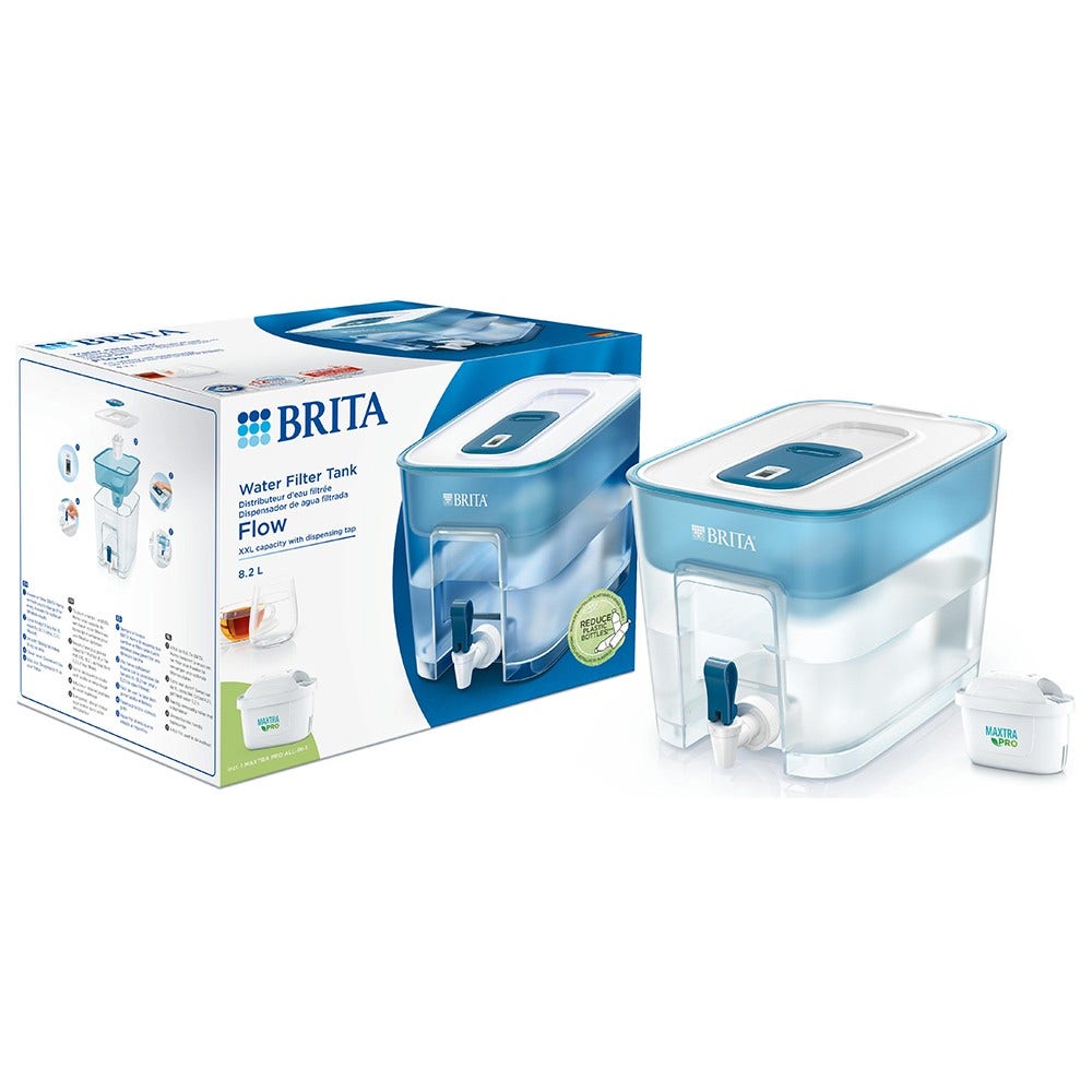 BRITA MAXTRA PRO Wasserfilter-Station Flow 8.2L Basic Blue 1051126