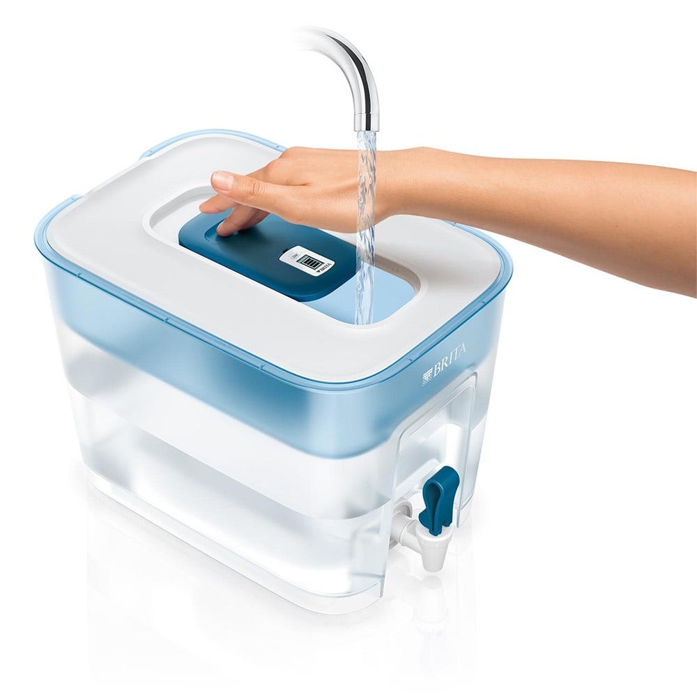 BRITA Wasserfiltersystem Flow + 7 MAXTRA PRO Wasserfilter (filtert PFAS)
