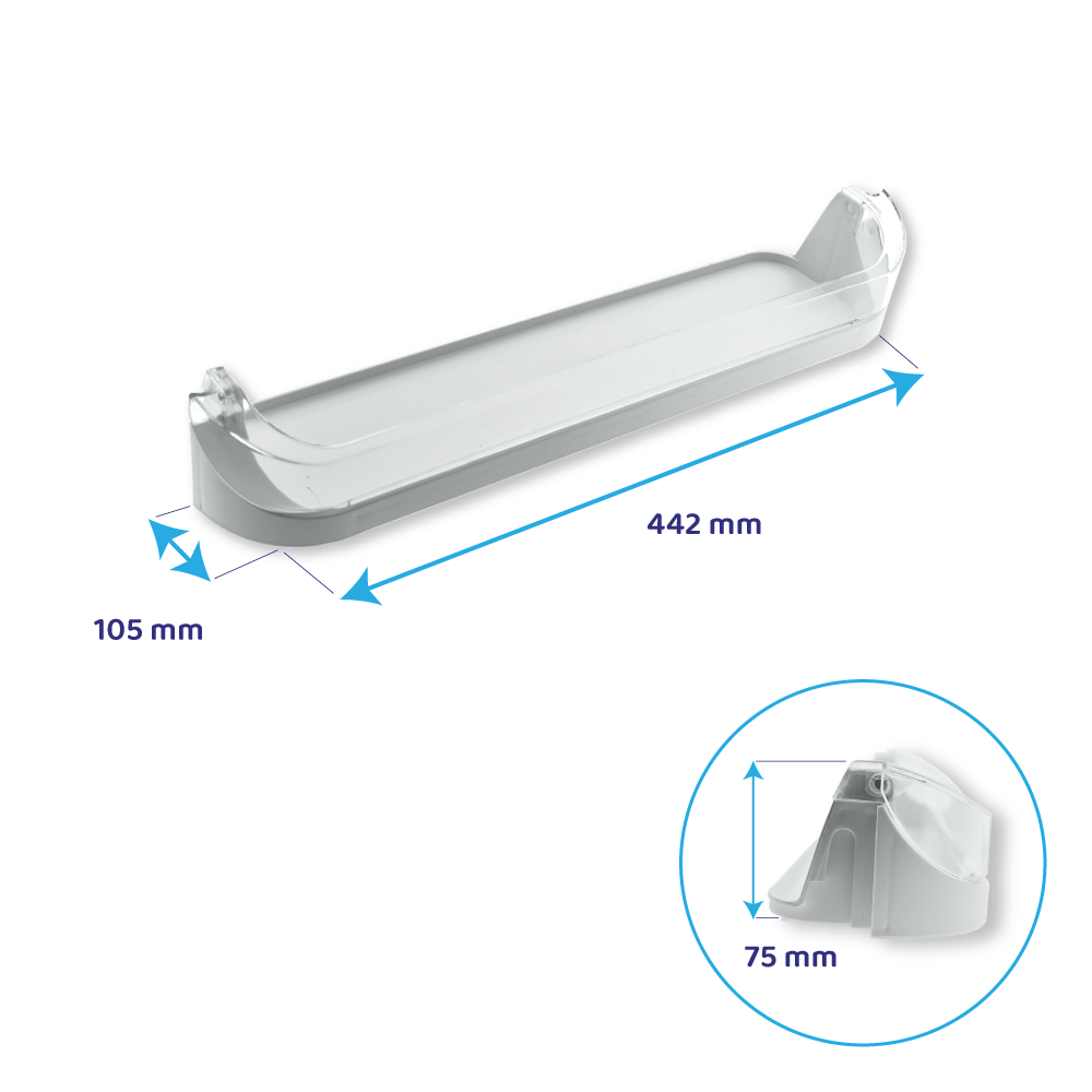 Indesit Flaschenhalter für Kühlschrank 442x105mm / C00283254 