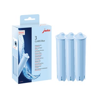 Jura Claris Blue Filterpatrone 3-Pack geeignet für alle Jura Vollautomaten | E8, J8, Z10, E6, ENA 8, Giga 10