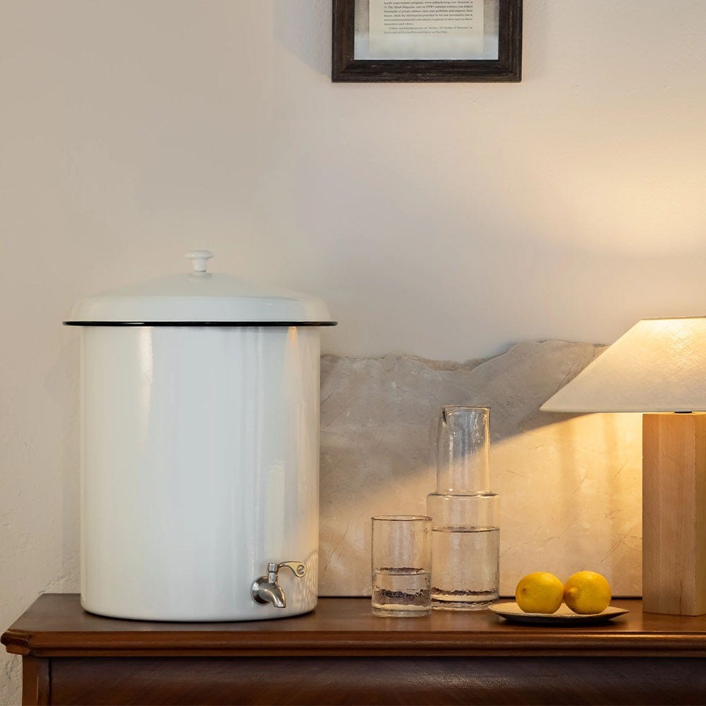 Ecofiltro Wasserfilter 20L Weiß (filtert PFAS)