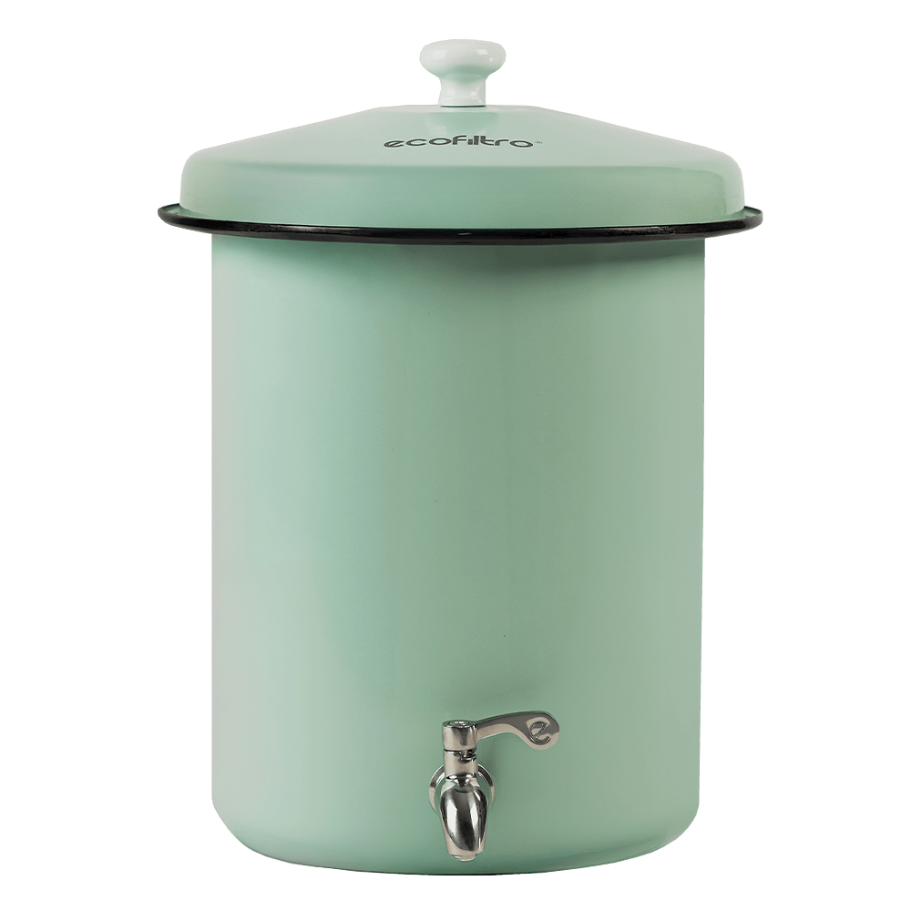 Ecofiltro Wasserfilter 5L Starterset Mintgrün - 4 Jahre Nutzung