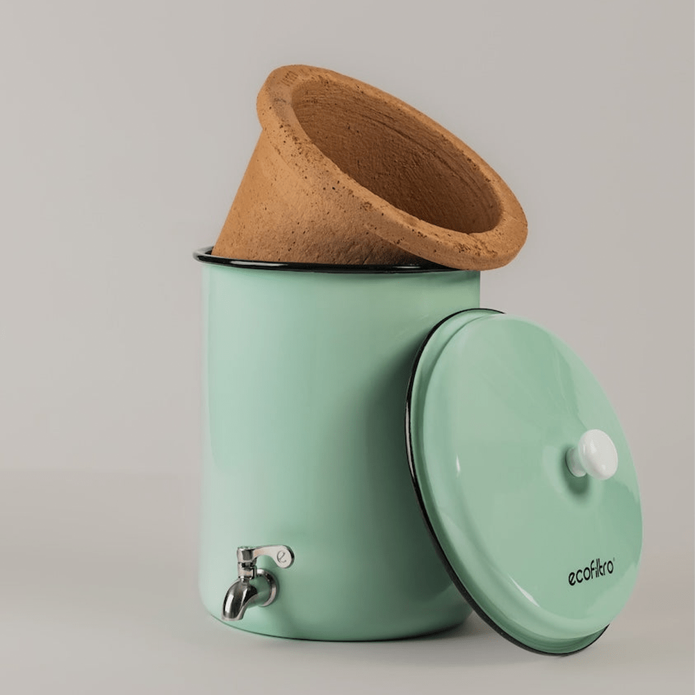 Ecofiltro Wasserfilter 5L Starterset Mintgrün (filtert PFAS)