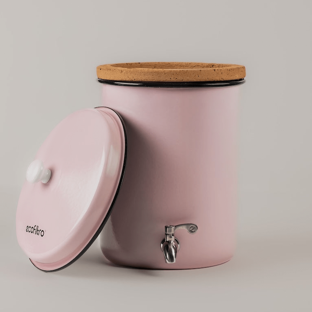 Ecofiltro Wasserfilter 5L Starterset Babyrosa (filtert PFAS)