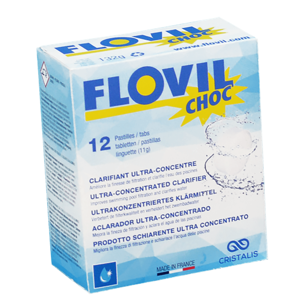 Flovil Choc Flockungstabletten für Pool >30 m3