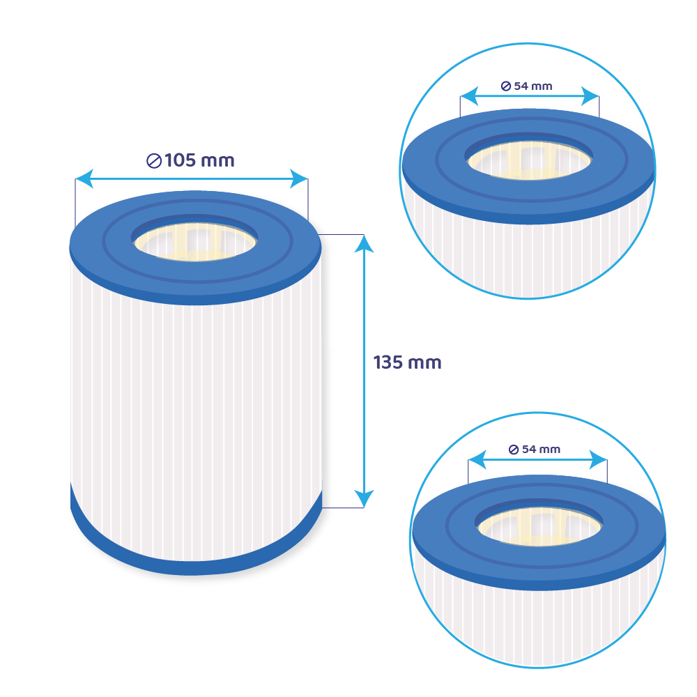 Superior Wellness Spa Filterkartusche Chill Tub / FR-SW135
