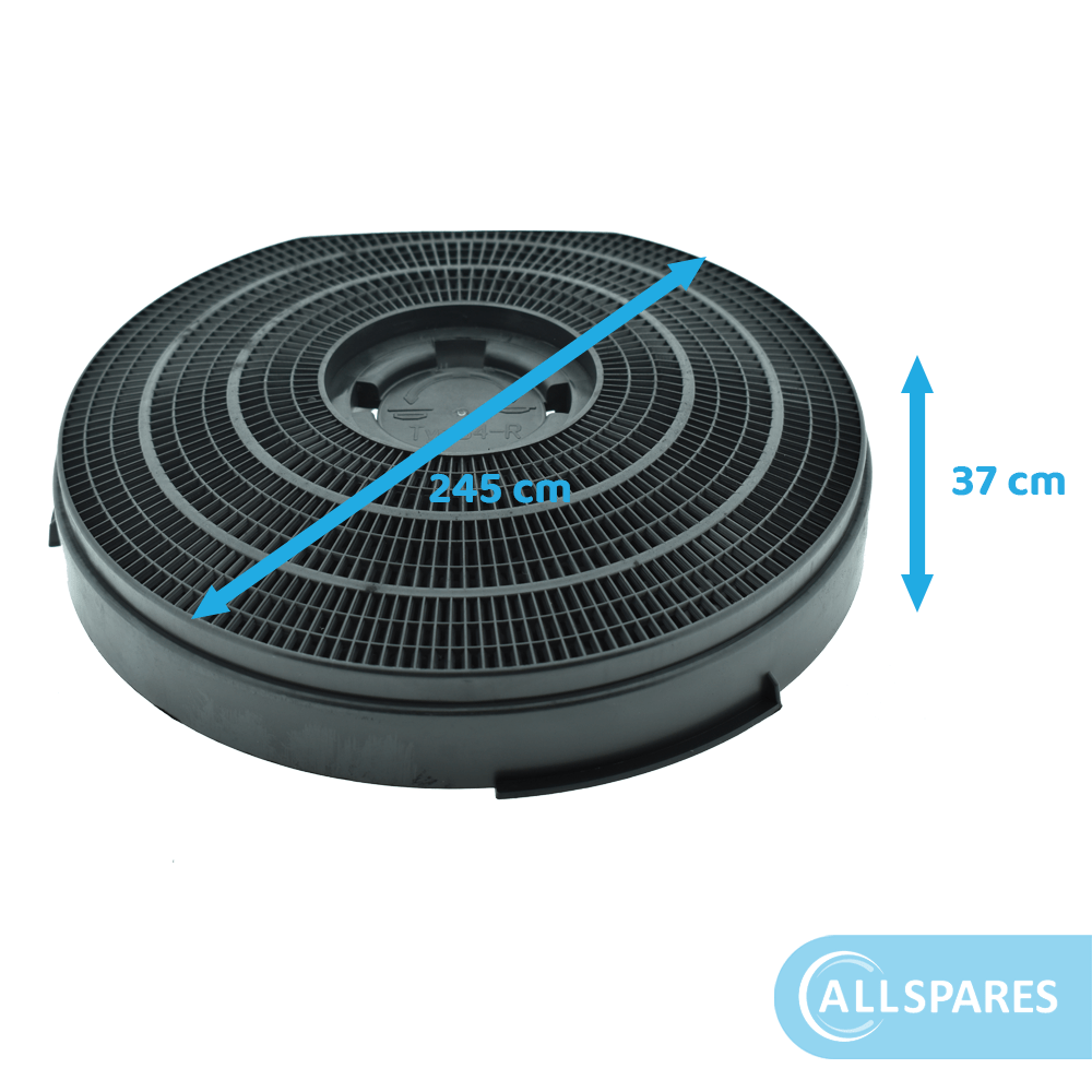 Aktivkohlefilter geeignet für Whirlpool Type 34 / CHF34
