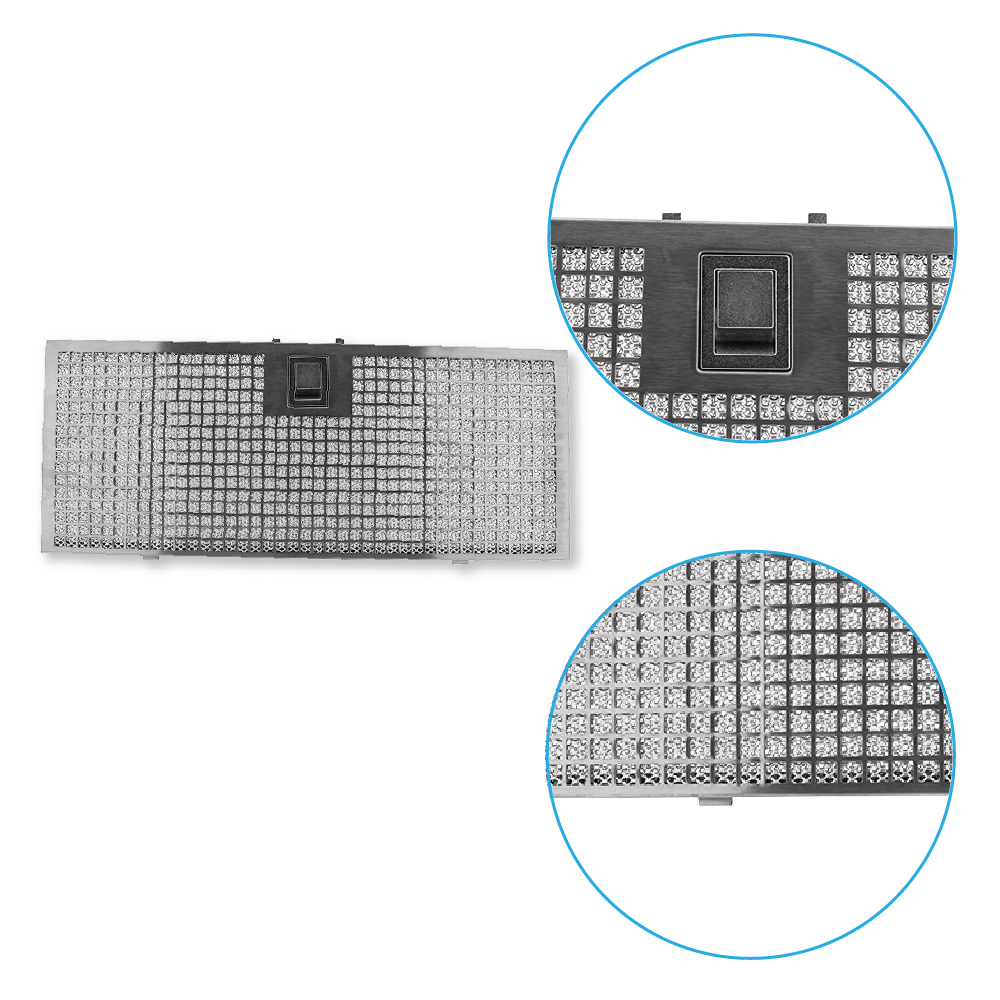 Elica Metall-Fettfilter 433x174mm GRI0098843A