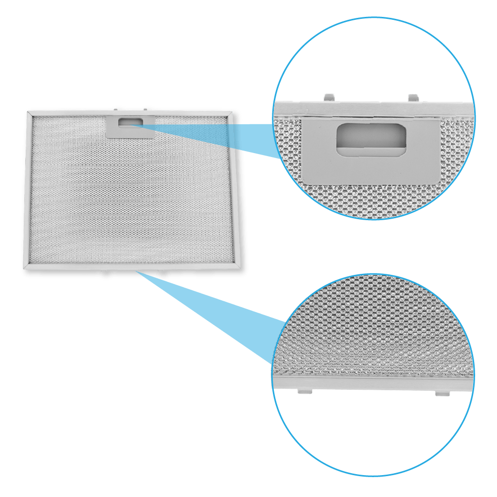 Indesit Metall-Fettfilter 360x270mm C00515919