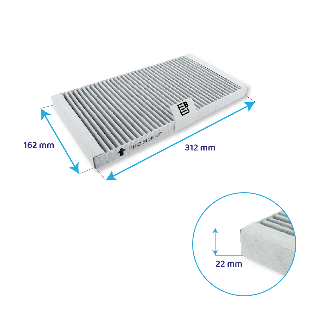 Hisense Feinstaubfilter HF3015 (2 St.)