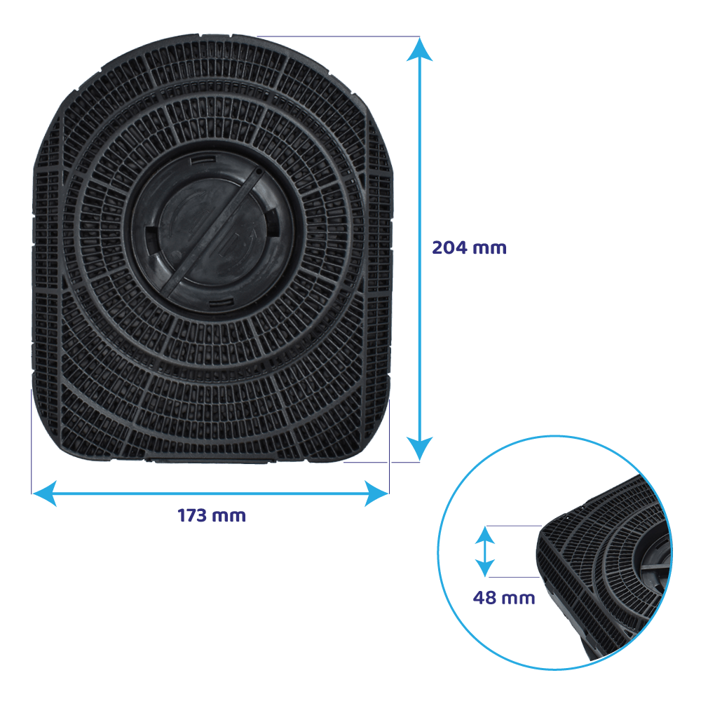 Bielmeier Aktivkohlefilter AFFCA (2St.)