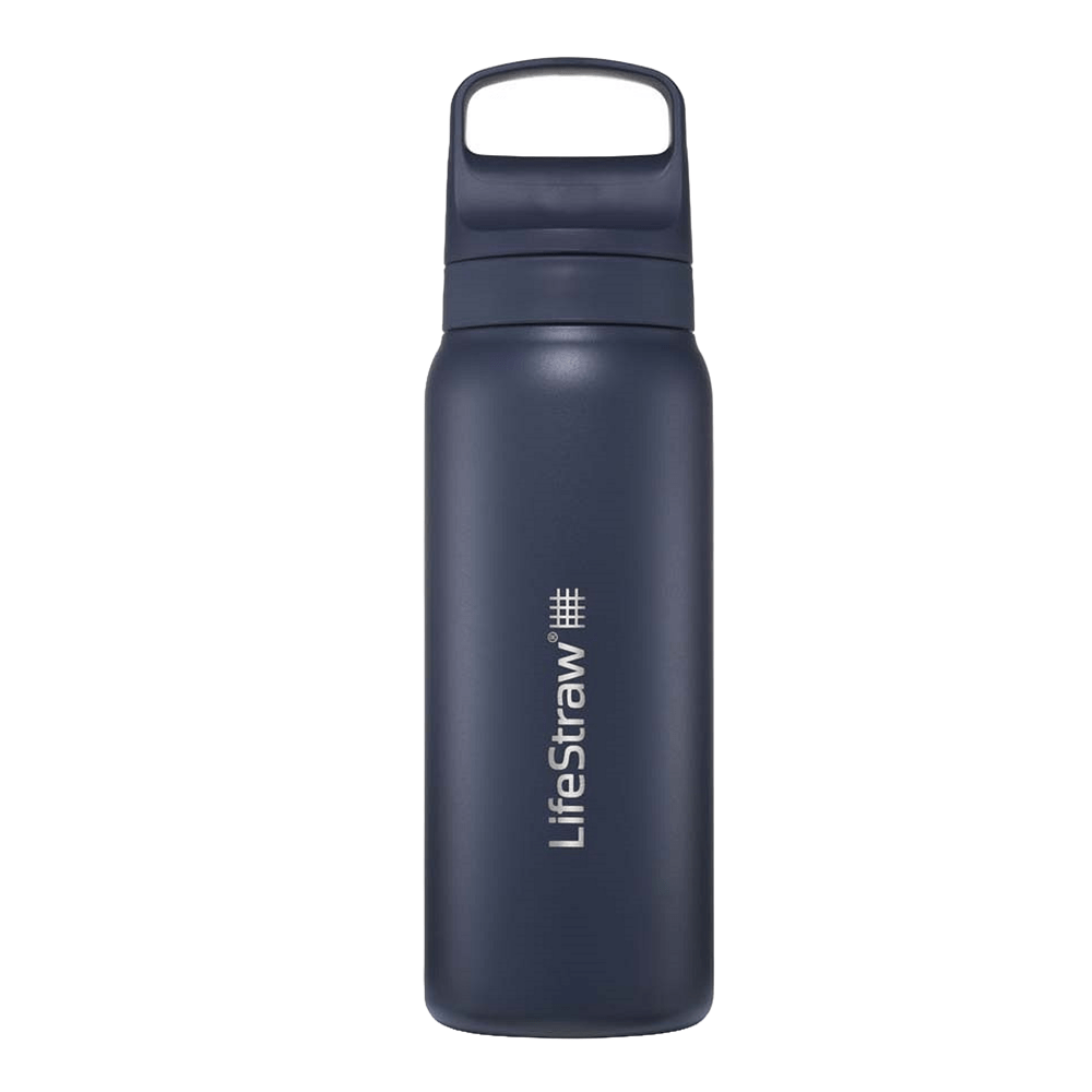LifeStraw Go 2.0 Series Edelstahl-Trinkflasche Ozeanblau (1000 ml)