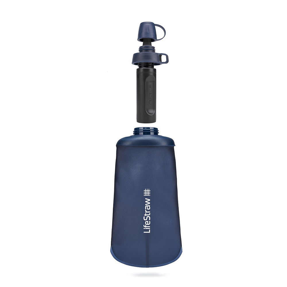 LifeStraw Peak Series Faltbare Quetschflasche 1 l Bergblau