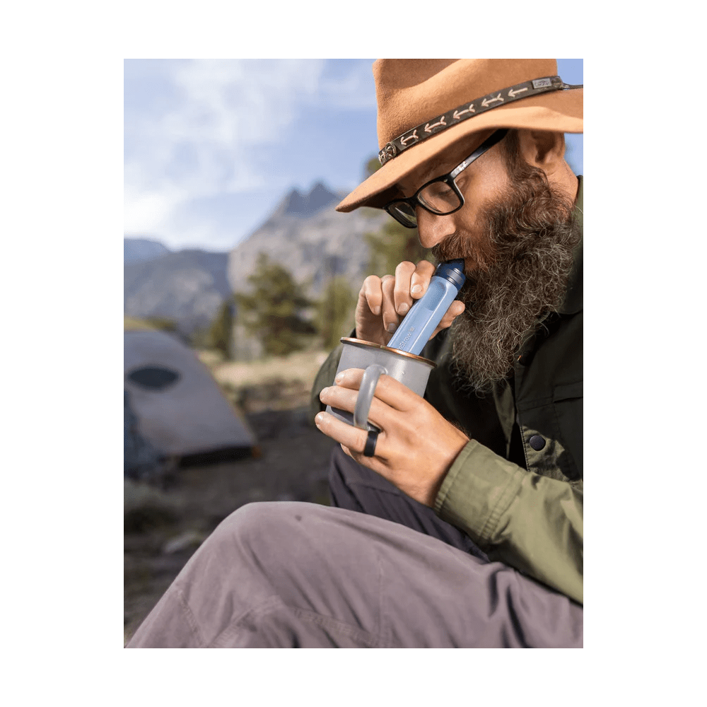 LifeStraw Peak Serie Filterstrohhalm Bergblau