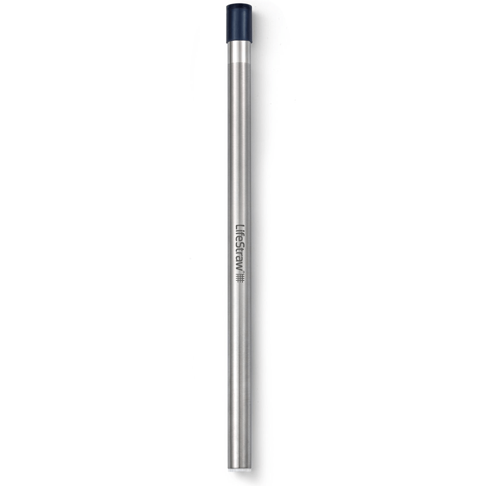 LifeStraw Sip Filterstrohhalm Edelstahl – Mitternachtsblau