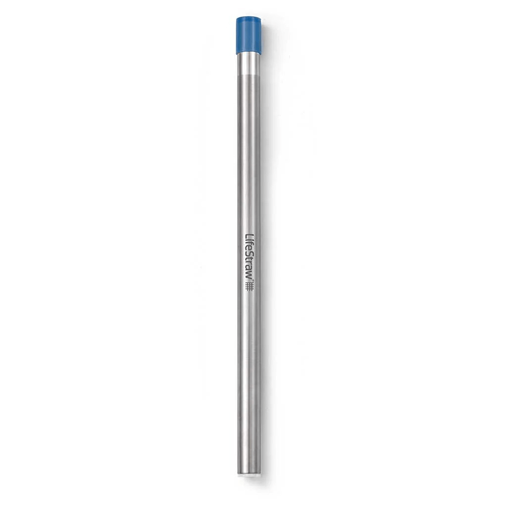 LifeStraw Sip Filterstrohhalm Edelstahl – Stürmisches Blau