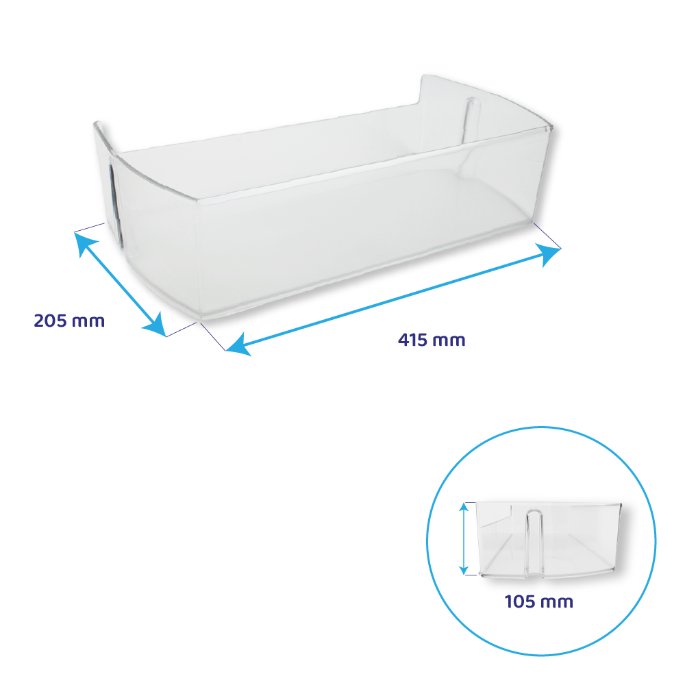 LG Butterfach für Kühlschrank 415x205mm MAN64890001