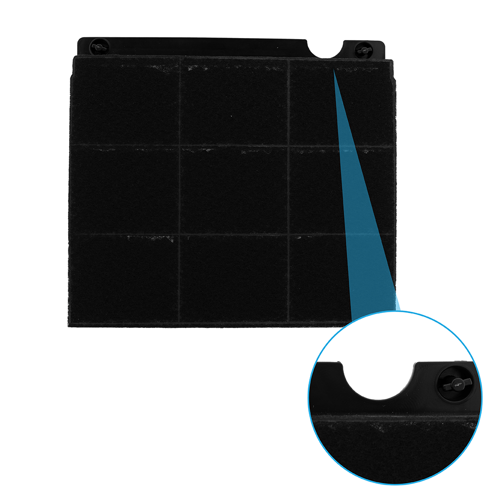Aktivkohlefilter geeignet für Indesit CHF15/1 AMC027