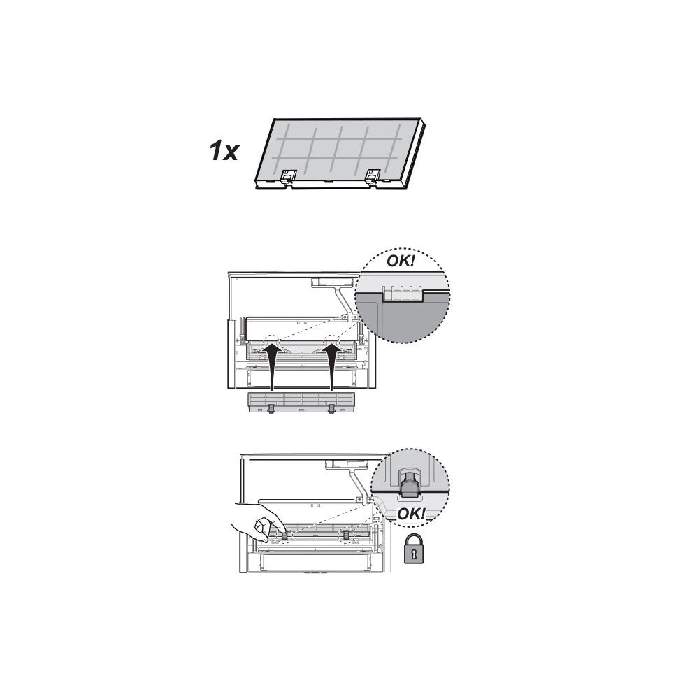 AEG Aktivkohlefilter MCFE34ST/ 9029865939