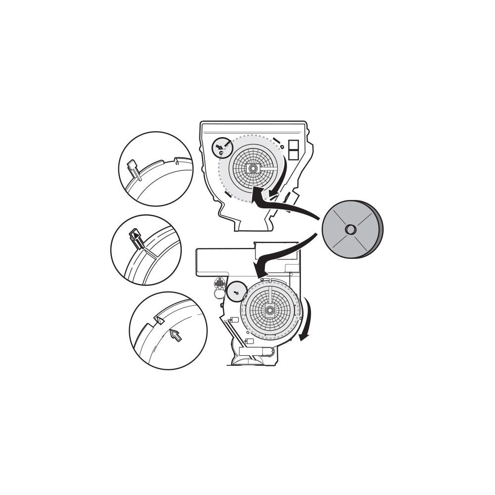 WPRO Aktivkohlefilter Typ 30 / CHF30/1
