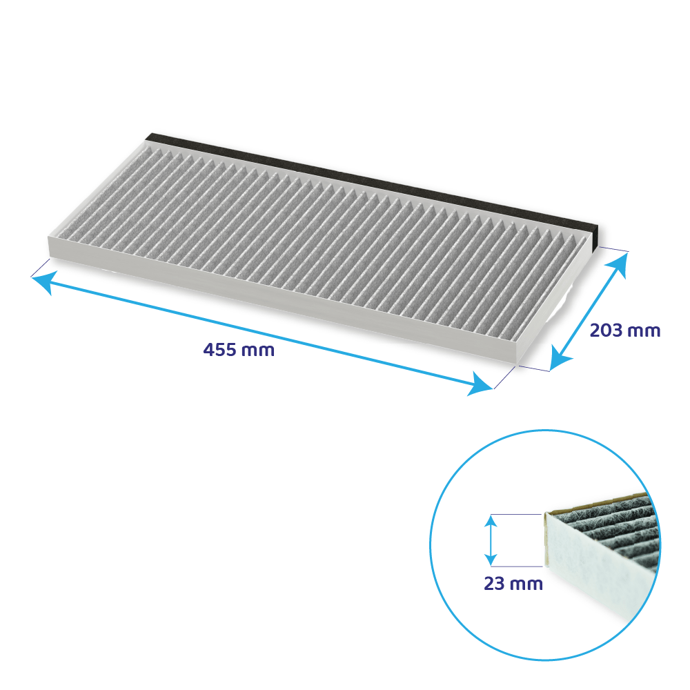 Siemens CleanAir Aktivkohlefilter 17006837