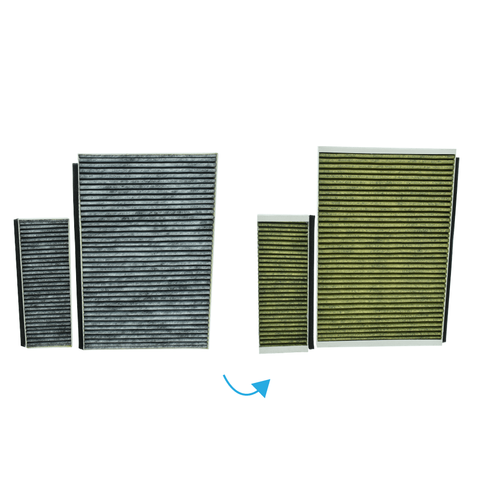 CleanAir Plus Aktivkohlefilter geeignet für Siemens 11041790 / LZ10AKA00 (2St.)