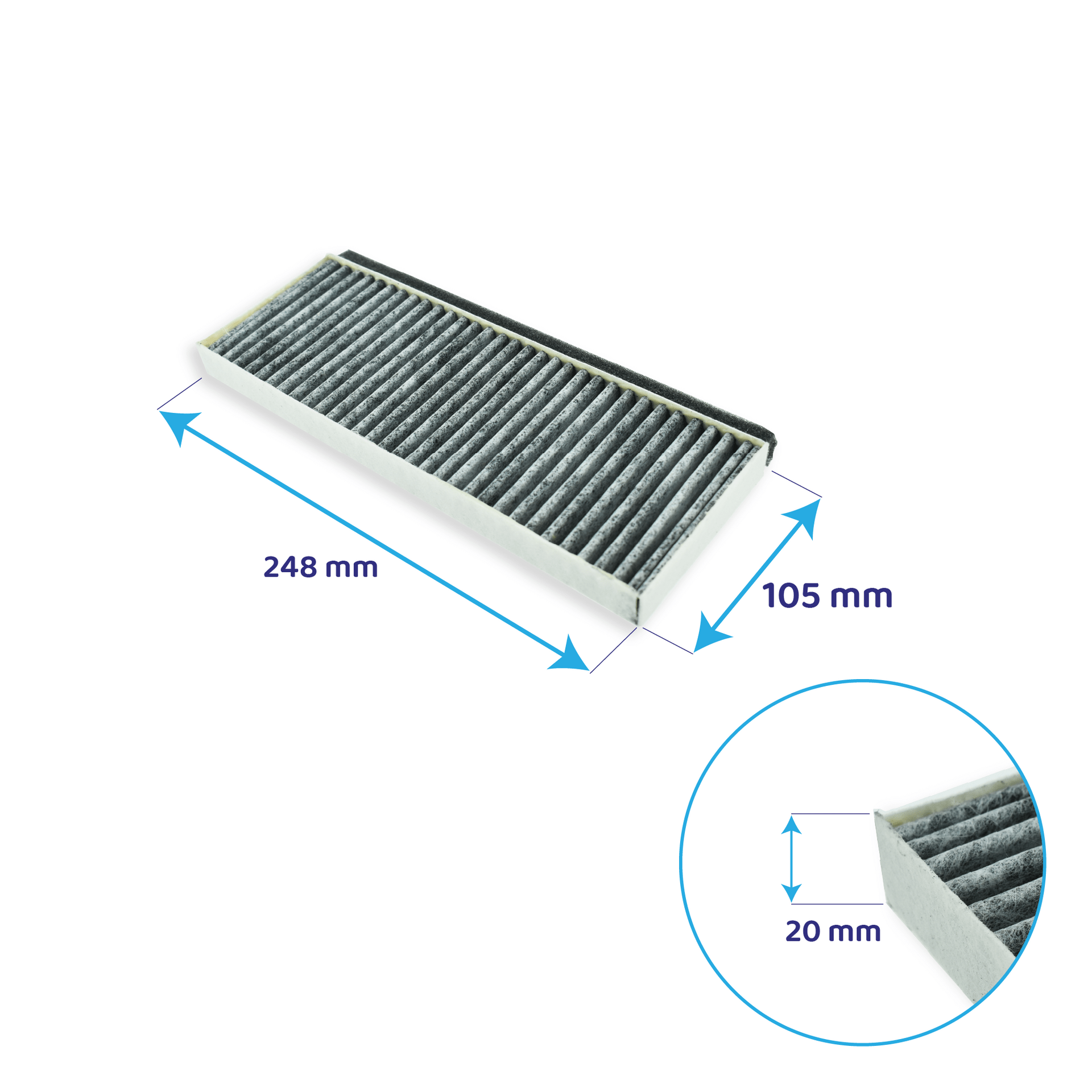 CleanAir Plus Aktivkohlefilter geeignet für Siemens 11041790 / LZ10AKA00 (2St.)