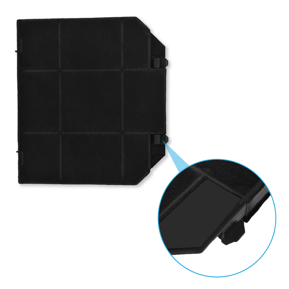 Aktivkohlefilter geeignet für Zanker MCFE04 / 9029800480