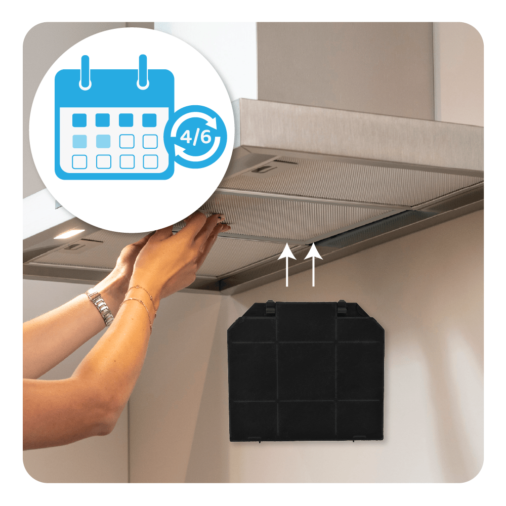Aktivkohlefilter geeignet für Zanker MCFE04 / 9029800480