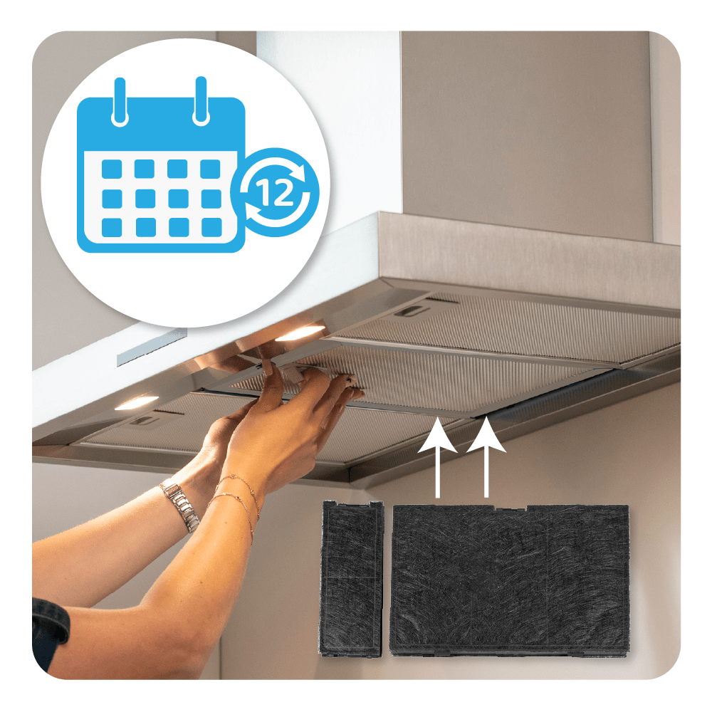 Aktivkohlefilter geeignet für Gaggenau 17000965 / 11018700 (2St.)
