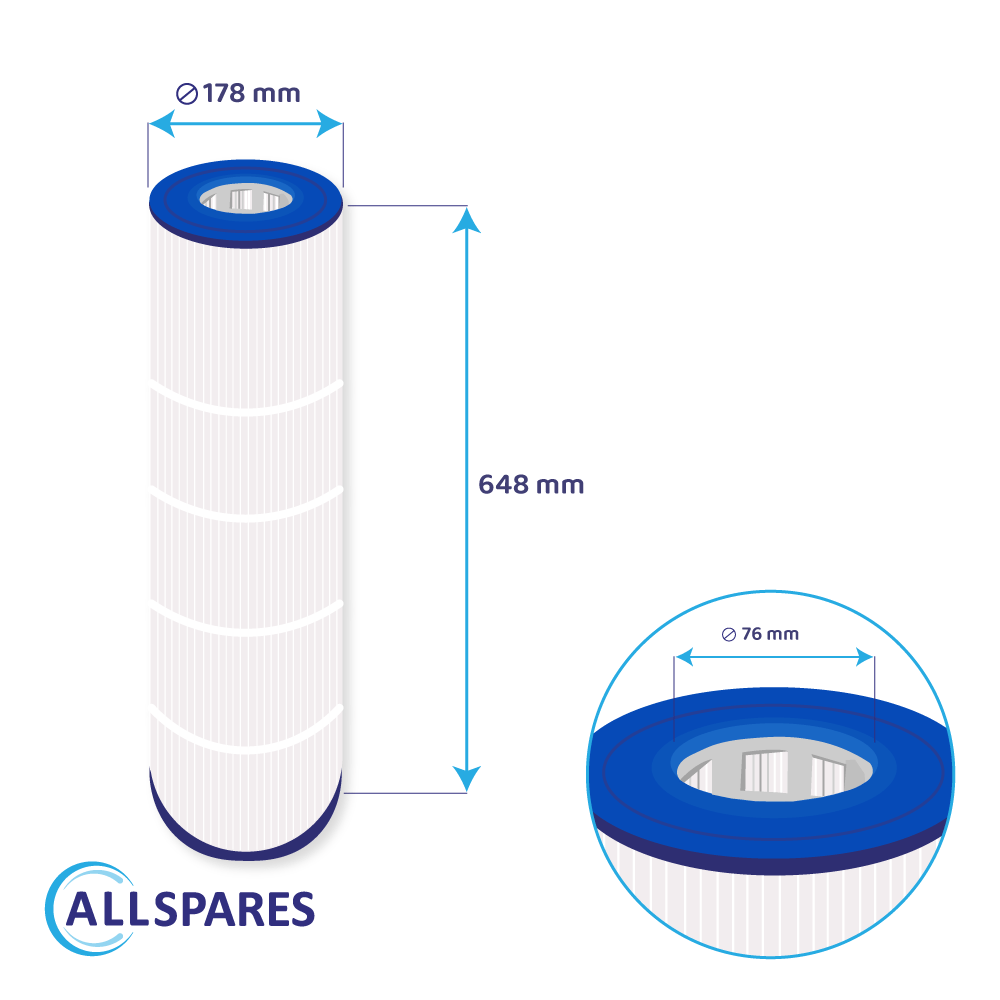 Whirlpool Filter geeignet für Poolex ThinClear 430 / PF-TCR430 / TCR430 / ThinClear Multi