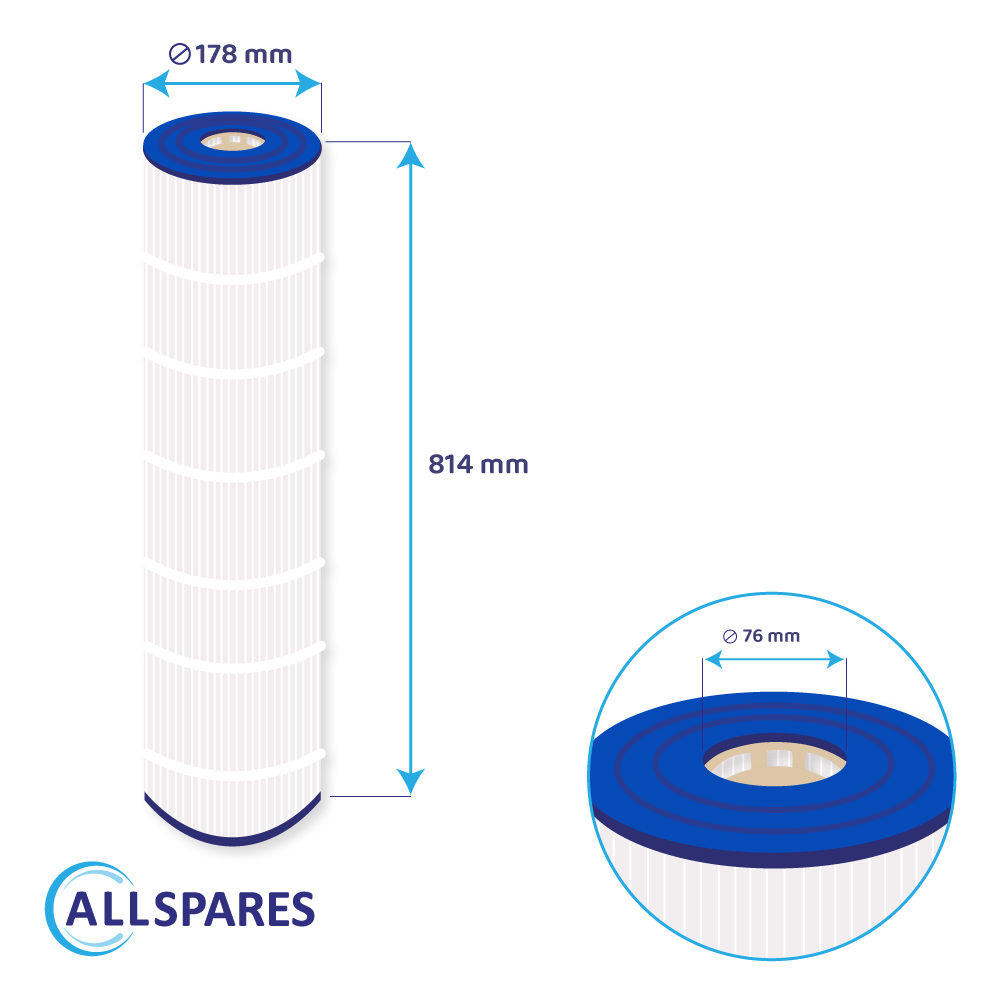 Whirlpool Filter geeignet für Pentair Clean & Clear Plus 520, H-RAF173578