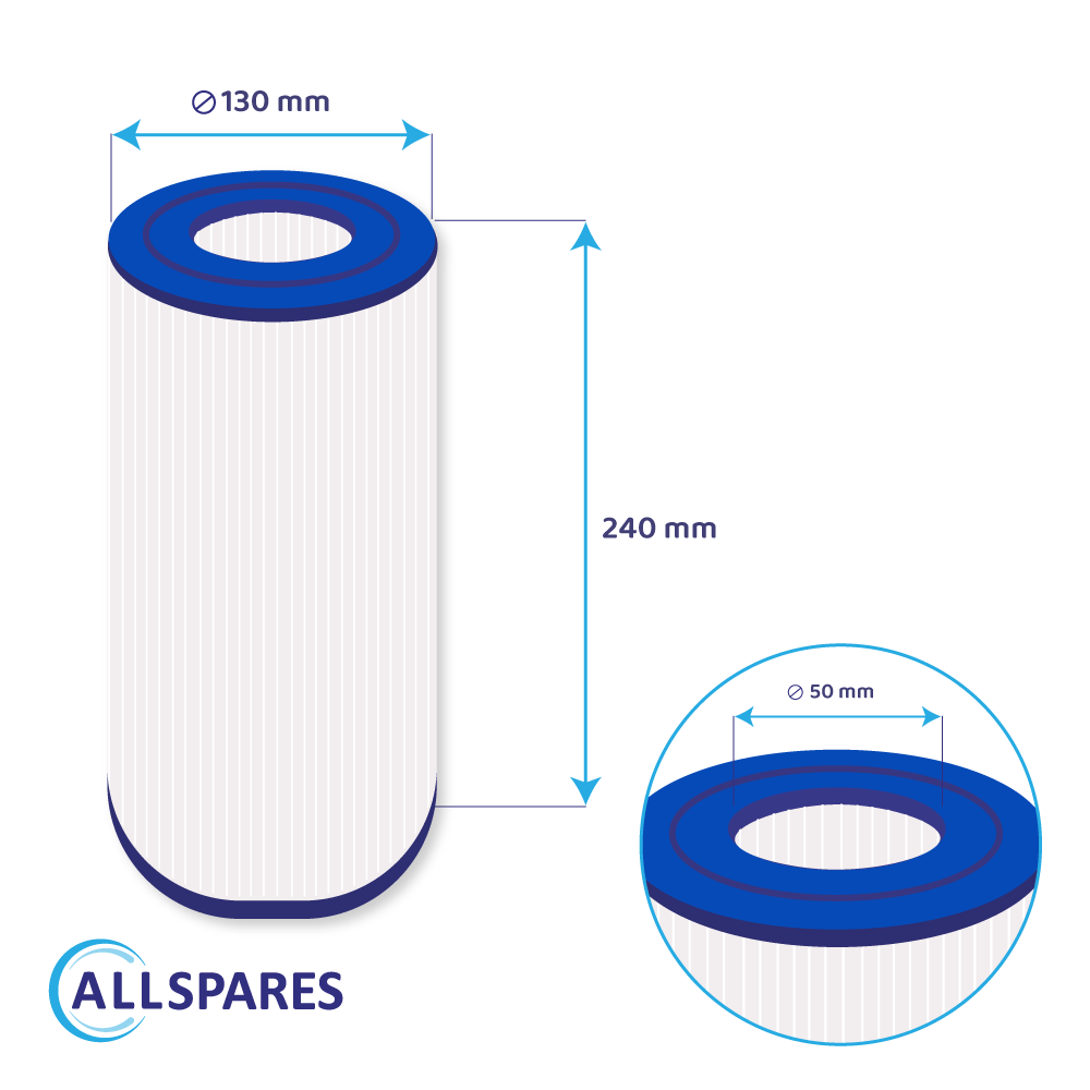 Whirlpool Filterkartusche geeignet für SC705, 40353, C-4335 | Wellis AKU0116 