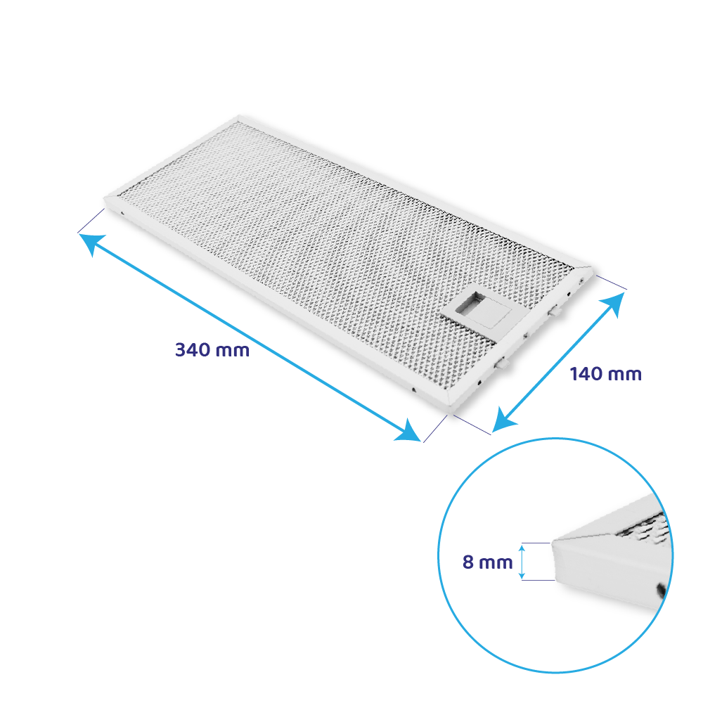 Bosch Metall-Fettfilter 340x140mm 11022471