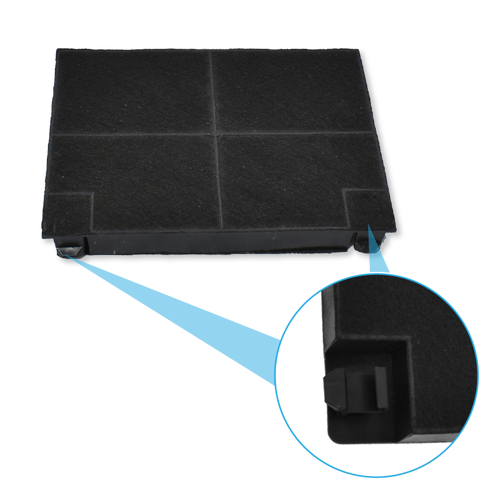 Aktivkohlefilter geeignet für Faber 112.0441.093 (2St.)