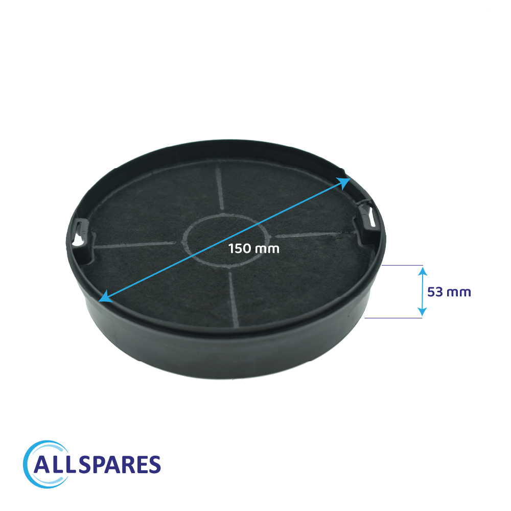 Aktivkohlefilter geeignet für Zoppas MCFE12 / 9029800571 (2St.)