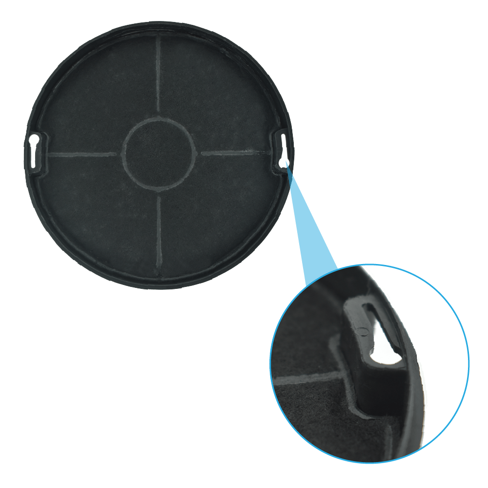 Aktivkohlefilter geeignet für Zoppas MCFE12 / 9029800571 (2St.)