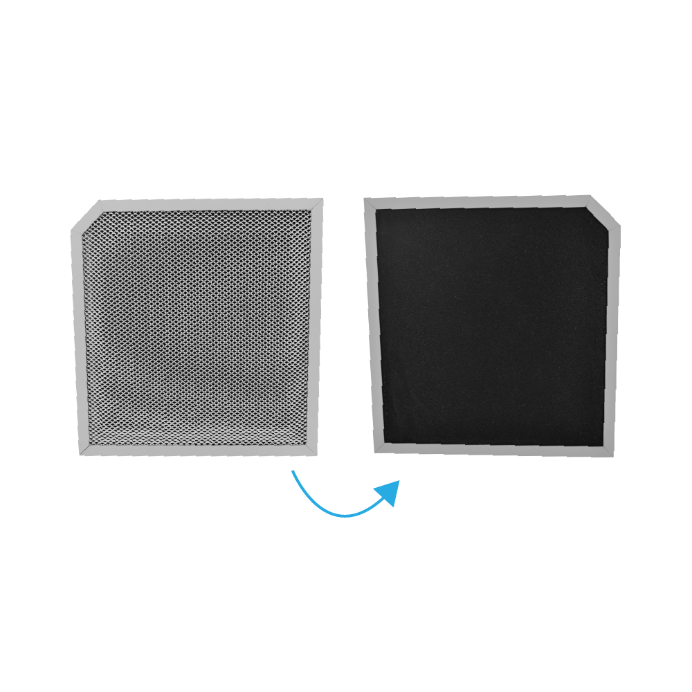 Continental Edison Aktivkohlefilter 255x243mm CR410