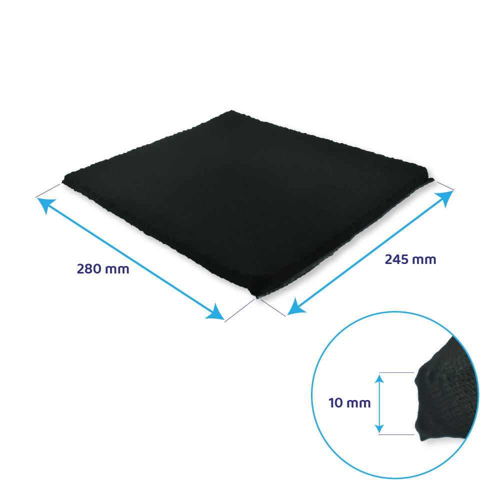 Longlife Aktivkohlefilter geeignet für Elica CFC0140088 / Model 31