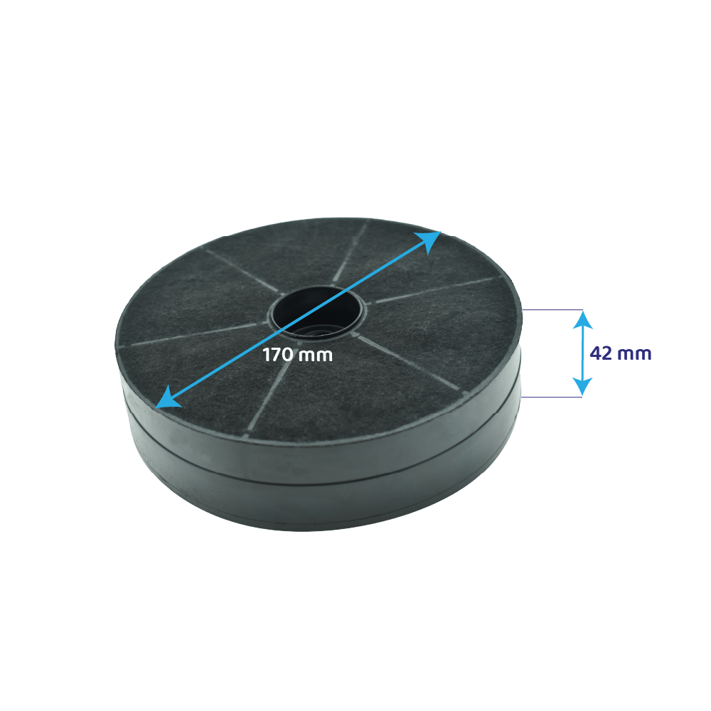 Aktivkohlefilter passend für Foster 9700221 (2 Stück)